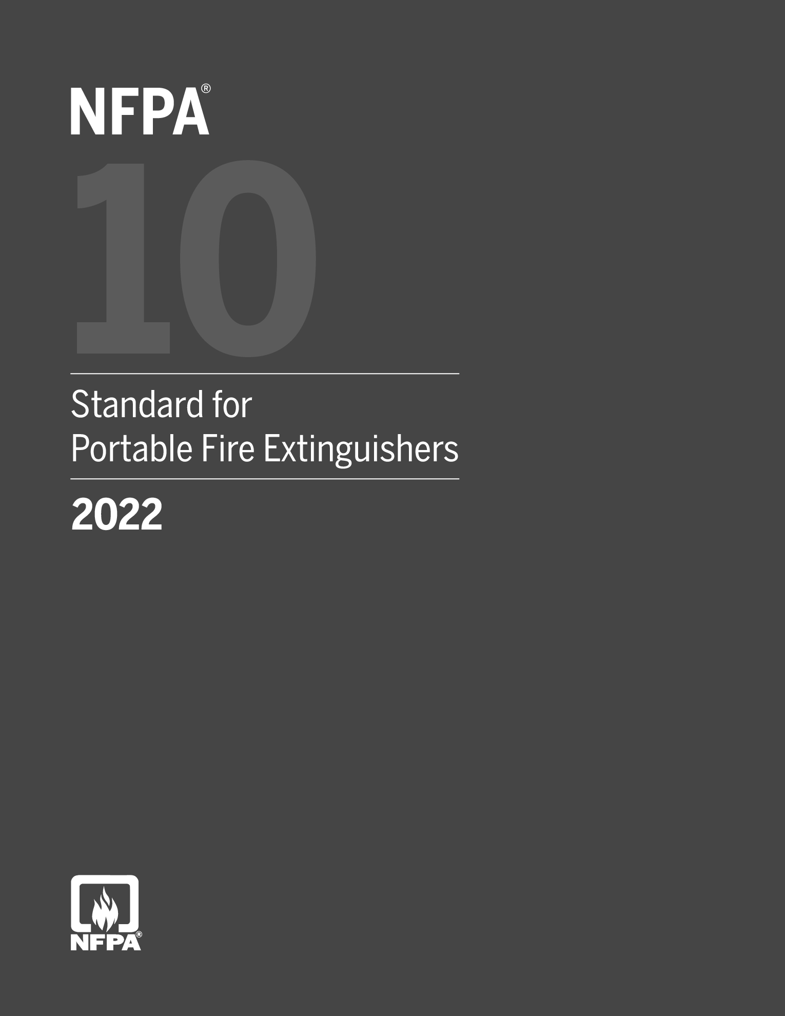 《Standard for Portable Fire Extinguishers》（NFPA10-2022）【美国消防协会标准】【附完整PDF版下载】