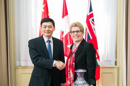 中国与加拿大安大略省再谈高铁合作